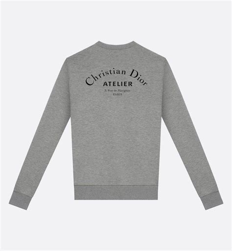 grey dior sweatshirt|dior sweaters for men.